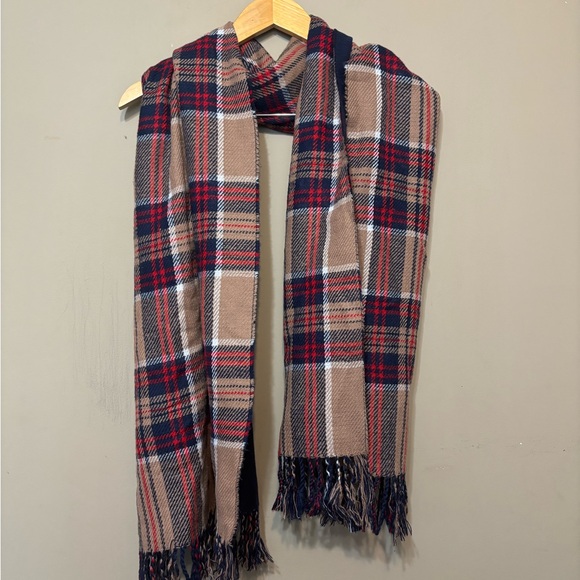BANANA REPUBLIC Plaid Scarf - Picture 1 of 4